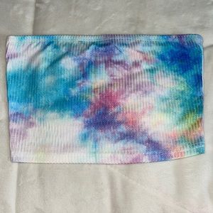extra small, tie dye tube top